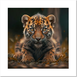 Cute baby Jaguar Posters and Art